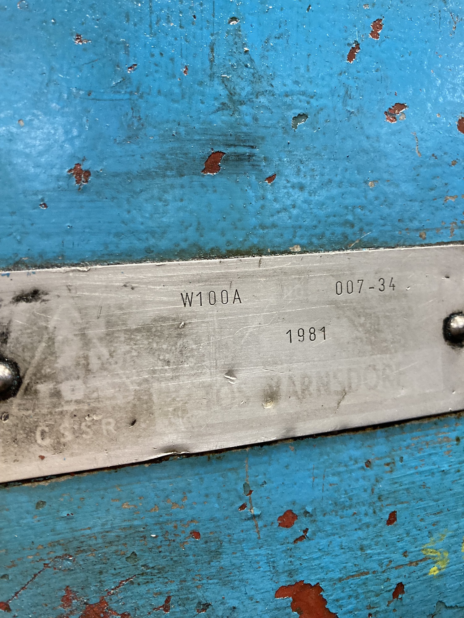 1981 TOS W 100 A Boring Mills, HORIZONTAL, TABLE TYPE | Industrial Machinery Exchange Inc.