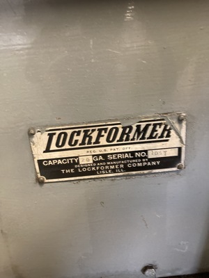 1986 LOCKFORMER 1-1/8 Roll Formers | Industrial Machinery Exchange Inc.