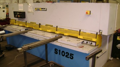 2006 FABMASTER S1025 Shears, POWER SQUARING (Inches) - See Also S4104 | Industrial Machinery Exchange Inc.