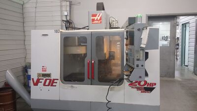 2001,HAAS,VF-0EB,Machining Centers, VERTICAL, N/C & CNC - See Also M2833,|,Industrial Machinery Exchange Inc.