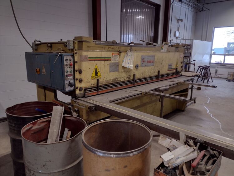 1988 FARINA CFO 306 Shears, POWER SQUARING (Inches) - See Also S4104 | Industrial Machinery Exchange Inc.